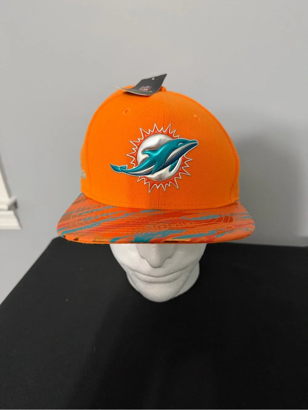 Miami Dolphins New Era 9Fifty Snapback Hat with Team Logo NEW